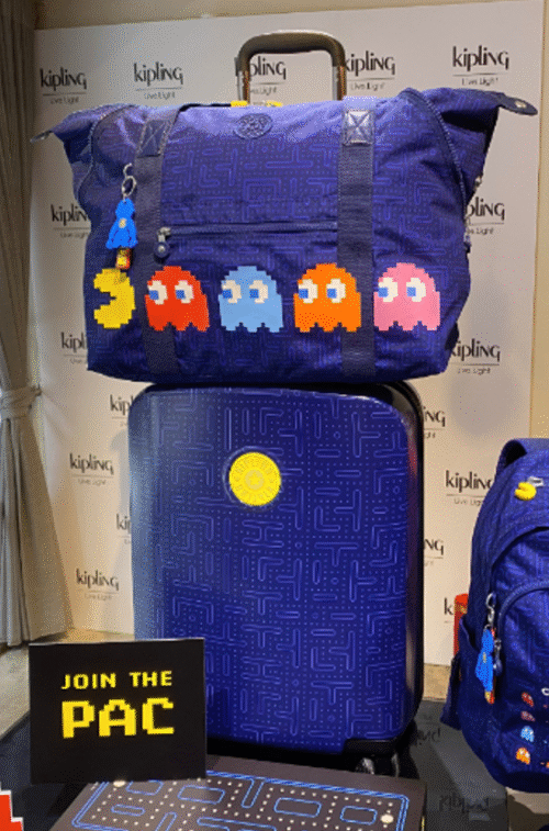 Kipling & PAC-MAN(小精靈)聯名行李包：圖片 3